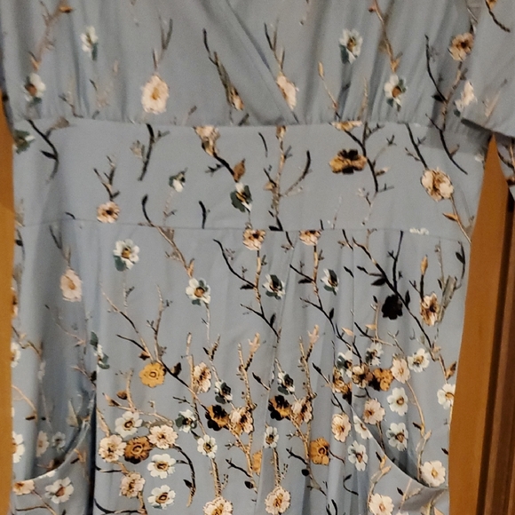 Floral Dress in Blue - Picture 13 of 15